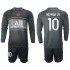 Camisola Paris Saint-Germain Neymar JR 10 Criança Equipamento Terceiro 2021-2022 Manga Comprida